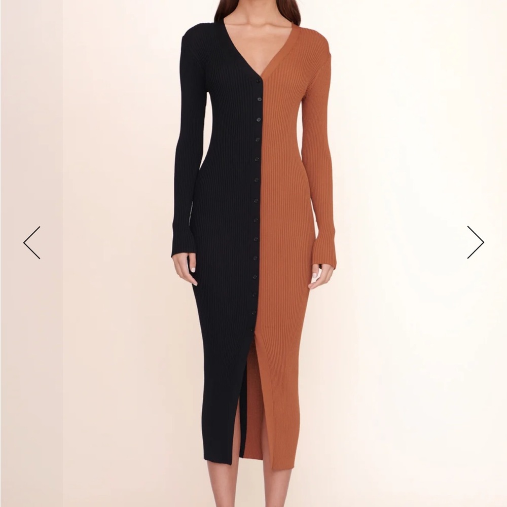 Bodycon Long Ribbed Dress - Picture 6 of 8